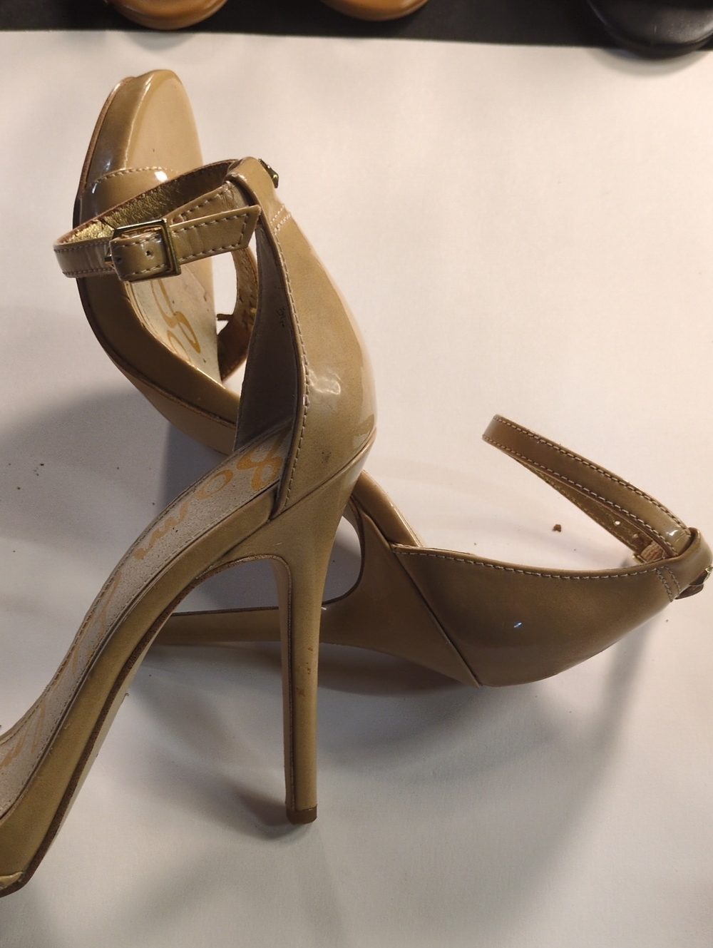 Sam Edelman Eleanor Nude Heel, Size 7.5 - Picture 6 of 7